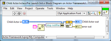 LabVIEW Actor Framework Pre Launch Init