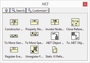 LabVIEW .NET pallette