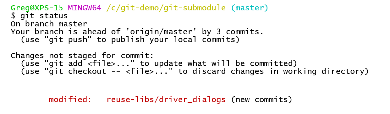 git submodule labview