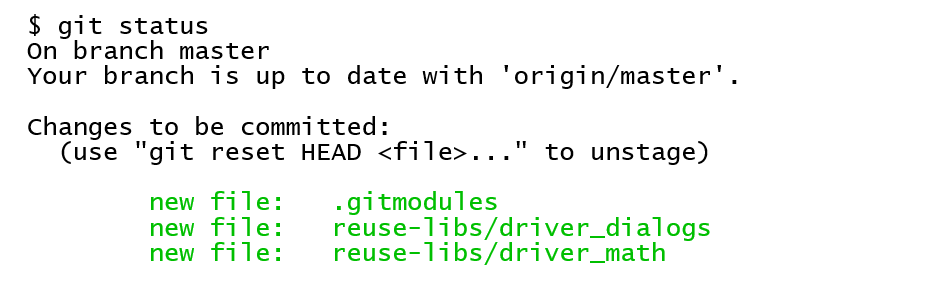 git submodule labview