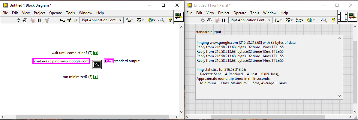 Execute Command Line Arguments from LabVIEW - NI